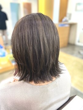 カノープス ヘアアンドメイクアップ(Canopus hair&make up) 外ハネボブ×ハイライト
