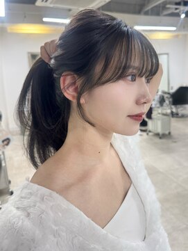 クレム 博多駅店(ChLem) レイヤーカット 艶カラー 艶髪 顔周り 髪質改善 福岡美容室