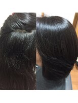 ヘアーラボ横田&nbsp;ミディアムスタイル/縮毛矯正