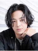 ルーズサーフカールパーマラルフサーフテーパーフェード眉毛渋谷