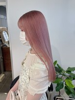  fit stand 千葉/ショートボブ/カット/パーマ/ダブルカラー/トリートメント/縮毛矯正&nbsp;イメチェン/ピンクベージュ/アンブレラカラー[千葉]