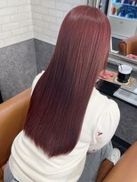 ルノン フィージュ(LUNON fieju)&nbsp;黒髪クラゲヘアーオリーブグレー小顔ココアベージュ