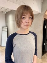 ローレン(LOREN)&nbsp;ボブ/ヘイリーボブ/レイヤーカット/小顔/ベージュ/髪質改善/前髪