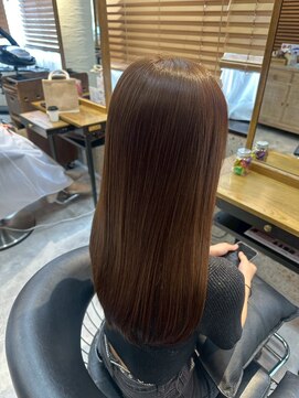 ヘアリゾート粋 トゥジュ 池袋東口店(tujuh) 艶髪ロング/ストレート/まろやかブラウン
