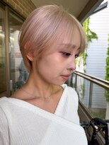 サンクプロジェクト(cinq PROJECT)&nbsp;透明感ホワイトベージュ×小顔ボブ＊