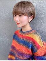 ボンドストーリーノヴァ(Bond Story nova) マッシュショート×ミルクティーベージュ