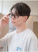 ニュアンスパーマ センターパート 毛流れパーマ レイヤーカット