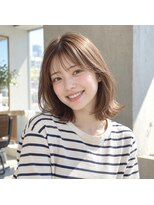 チャチャブラン アミー(cha-cha Blanc Amie)&nbsp;明るめブラウン×ラフな外ハネロブ
