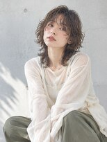 ドット ヘアー(dot.hair) ウルフカット / シースルーバング / ニュアンスウェーブ