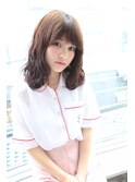 【salon de MiLK原宿】ミディアムボブ×外ハネ
