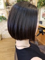 ルークス 中央林間(LOOOKS)&nbsp;縮毛矯正してナチュラルで毛先の軽いボブに♪