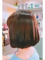 ヘアサロンアンドリラクゼーション マハナ(Hair salon&Relaxation mahana) ショコラブラウンで秋を先取り♪クラシカルボブスタイル!