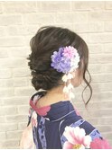 浴衣ヘアアレンジ・ヘアセット/着物
