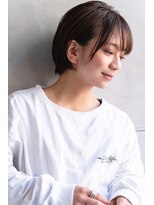 シエナ 渋谷(Siena)&nbsp;siena　おしゃれ耳掛けショートｘシフォンブラウン