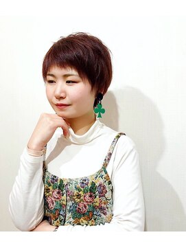 ヘア グラッドネス ワールド(hair gladness WORLD) ピンク映えショート