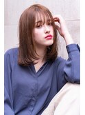 kate 大宮 内巻きワンカール×オレンジブラウン