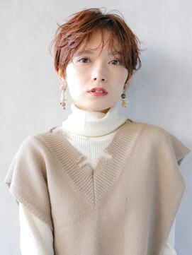 アルバム 渋谷パルコ(ALBUM) カジュアルショートスタイル_セミウェットウェーブ_76717