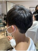 ツーブロマッシュショート