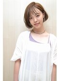 大人かわいいナチュラル小顔ショートボブ☆
