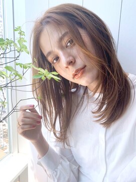 アイティーバイアルバム 八王子店(IT by ALBUM) ナチュラルワンカール_アースカラーくびれヘア_28734