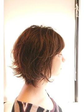 ヘアヌーダ ショートボブ、髪質改善、白髪ぼかし、キッズカット、カット