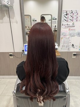 ヘアアンドメイク 心座(hair&make) 愛され暖色カラー　福田昌子