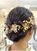 ヘアセット/お呼ばれアレンジ/結婚式アレンジ/ヘアメイク/セット