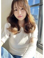 ジエクトカナウ 大阪梅田店(The Ect canow) 大人かわいい/フェザーバング/前髪カール