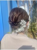 お呼ばれヘアアレンジーシニヨンー