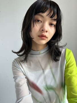 アルテペロ(arte pelo) 【arte pelo】ウルフ/ミディアム/黒髪