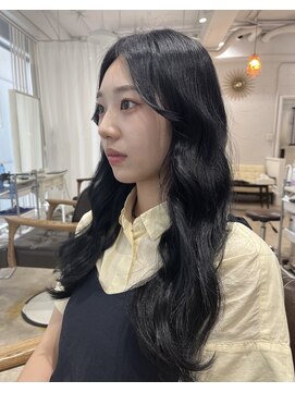 シー ヘアデザイン(see hair design) navy black ヨシンモリスタイル