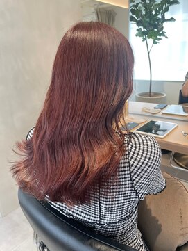 ガリカ 渋谷(Gallica) 【小岩井美希】ブリーチなしダブルカラー/ピンクベージュ