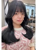 髪質改善　グレージュ　韓国レイヤー　ワンホン＊美髪Zina池袋