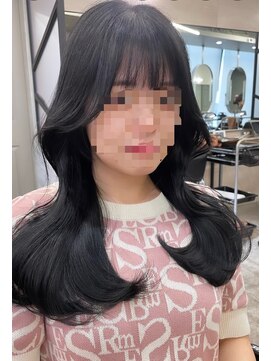 ジーナ 池袋(Zina) 髪質改善 グレージュ 韓国レイヤー ワンホン*美髪Zina池袋