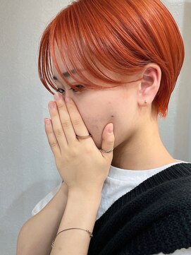 メロウ 神戸三宮(mellow) ショートカット / オレンジ