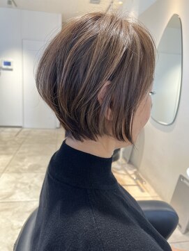 ナイン バイ アソビ 銀座(Nyne by asobi) 30代40代50代◎絶壁解消/白髪ぼかし/大人ショートボブ【Nyne】