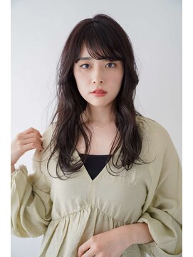 トクテ 吉祥寺(tokute) くびレイヤーエモージュ前髪ピンクベージュワンカール/吉祥寺