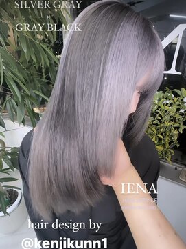 イエナ 渋谷(IENA) グレイブラック　デザインカラー