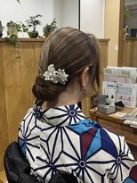 メアリー バイ メリー(marry by merry)&nbsp;【立町メアリーバイメリー】☆シニヨンアレンジ×浴衣アレンジ☆