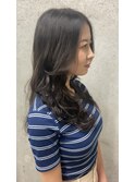 コテ巻き風デジタルパーマ