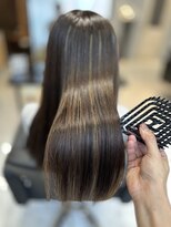 オルメント 天満 南森町(ORL'MENT)&nbsp;髪質改善トリートメント★ハイライトミルクティベージュ白製染め