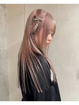 ハコ プラス(HACO+) 【Haco+】Ibuki_ピンクベージュ_ブリーチ