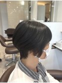 襟足すっきりナチュラルショート