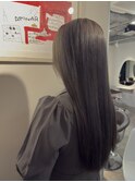 透明感グレージュ