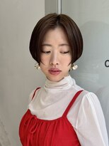 クロト(Clotho) ショートカット/髪質改善縮毛矯正白髪ぼかしレイヤーカラーボブ