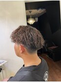 ツイストパーマ/刈り上げマッシュ