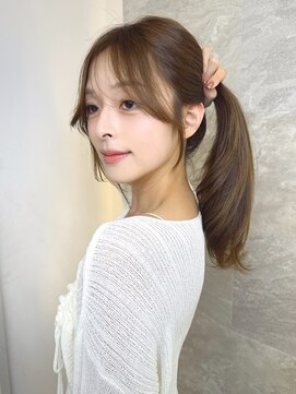 ロンドアヴァントゥス 池袋(Lond aventus) オリーブグレー/ボブ/顔周り/小顔/レイヤー/髪質改善/縮毛矯正