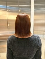 オーガニック リブ 川越(organic+live)&nbsp;20代30代◎秋の抜け感外ハネボブ×ブラウンカラーで美髪