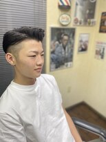 バーバーサトウ(BARBER SATO)&nbsp;サイドパートスタイル