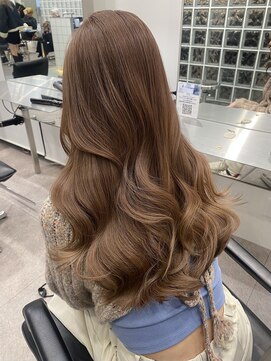 サンクプロジェクト(cinq PROJECT) 韓国ヘアミルクティーベージュグレージュカラーブリーチカラー